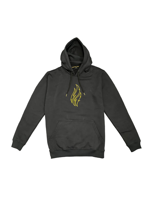 GoldenFire black hoodie unisex