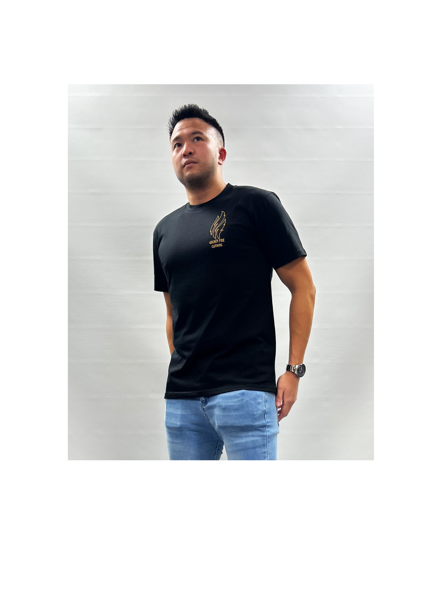 Dragon vs Tiger - black oversized fit t-shirt